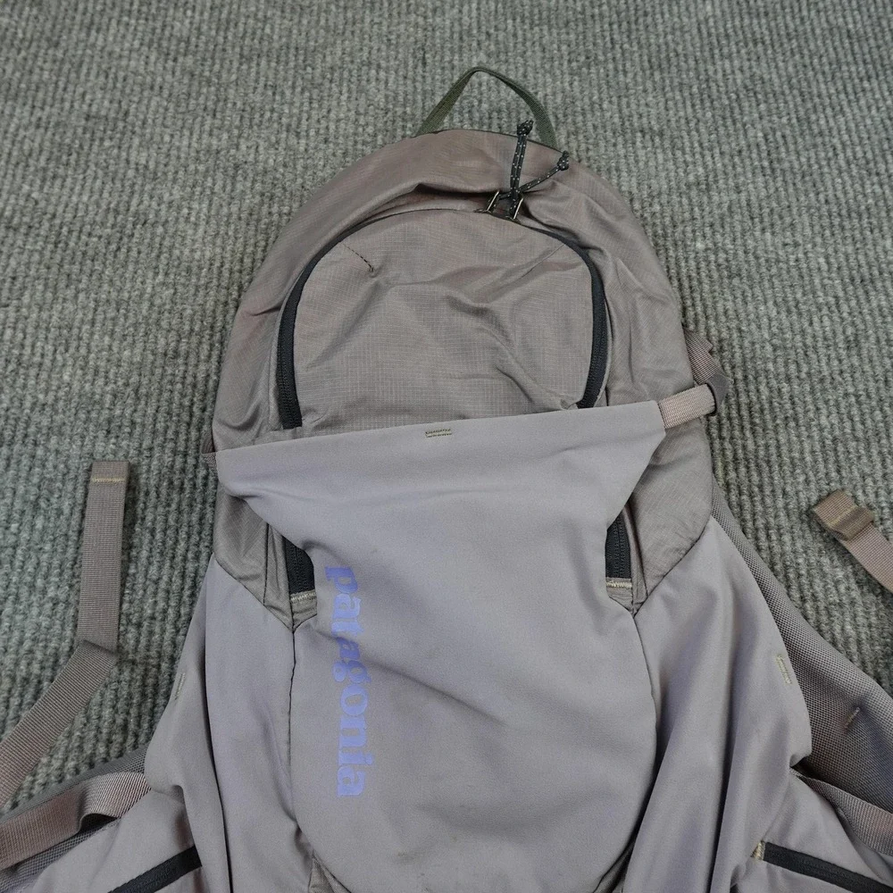 Patagonia Nine Trail Pack 14L Backpack XL Gray Nylon Hiking Hip Belt 48411